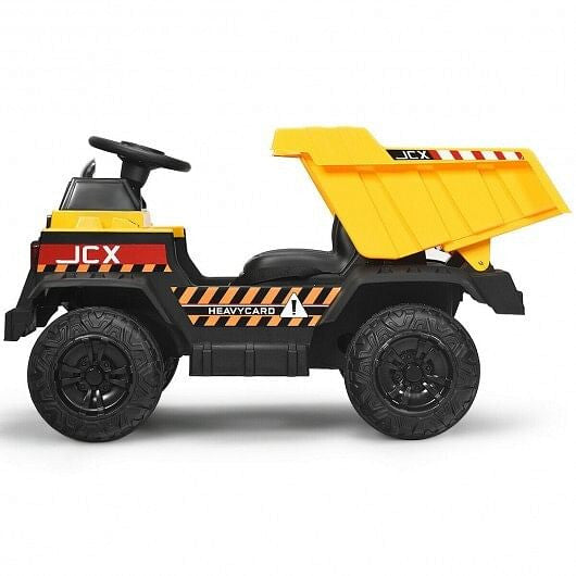 12V Battery Kids Ride On Dump Truck  withEl Electric Bucket and ectric Dump Bed